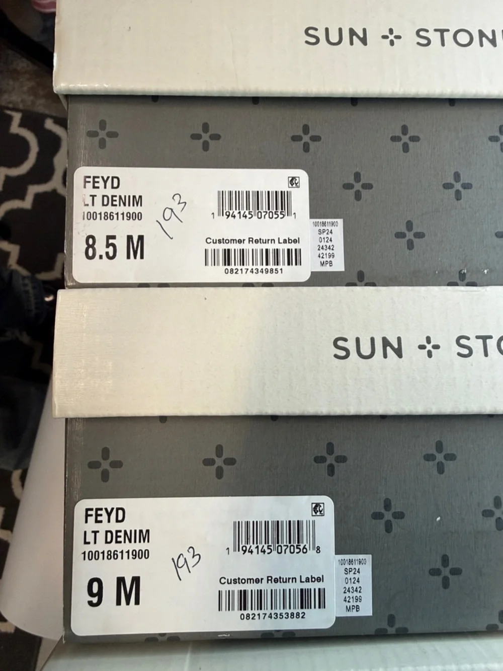 Sun + Stone Women's Fey Espadrille Platform Sandals Light Denim